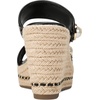 image:imageKARL LAGERFELD Womens Carsen Double Band Espadrille Wedge SandalBlack