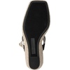 image:imageKARL LAGERFELD Womens Carsen Double Band Espadrille Wedge SandalBlackCream