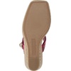 image:imageKARL LAGERFELD Womens Carsen Double Band Espadrille Wedge SandalHot Pink