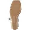 image:imageKARL LAGERFELD Womens Carsen Double Band Espadrille Wedge SandalSilver