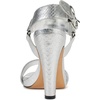 image:imageKARL LAGERFELD Womens Cieone  Ankle StrapTextured Silver