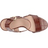 image:imageKARL LAGERFELD Womens Cieone Ankle Strap HeelCognac