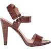 image:imageKARL LAGERFELD Womens Cieone Ankle Strap HeelCognac