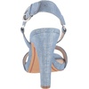 image:imageKARL LAGERFELD Womens Cieone Ankle Strap HeelDenim