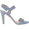 image:imageKARL LAGERFELD Womens Cieone Ankle Strap HeelDenim