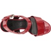 image:imageKARL LAGERFELD Womens Cieone Ankle Strap HeelEngine Red