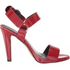 image:imageKARL LAGERFELD Womens Cieone Ankle Strap HeelEngine Red