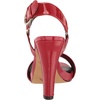 image:imageKARL LAGERFELD Womens Cieone Ankle Strap HeelEngine Red