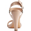 image:imageKARL LAGERFELD Womens Cieone Ankle Strap HeelNude