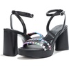 image:imageKARL LAGERFELD Womens Everyday Cushioned Insole Haden  Platform Ankle SandalBlack