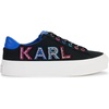 image:imageKARL LAGERFELD Womens Gida Lace Up Studded SneakersBlackIndigo