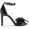 image:imageKARL LAGERFELD Womens Kenz Bow Evening Ankle Strap Heeled SandalsBlack