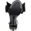 image:imageKARL LAGERFELD Womens Kenz Bow Evening Ankle Strap Heeled SandalsBlack