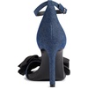image:imageKARL LAGERFELD Womens Kenz Bow Evening Ankle Strap Heeled SandalsNavy