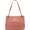 image:imageKARL LAGERFELD Womens Lafayette Chain Tote BagSun Coral
