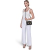 image:imageKARL LAGERFELD Womens Lourdes Crossbody Bag with Pearl EmbellishmentsBlackGold