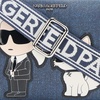 image:imageKARL LAGERFELD Womens Maybelle Choupette CrossbodyDenim