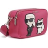 image:imageKARL LAGERFELD Womens Maybelle Choupette CrossbodyFuchsia