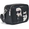 image:imageKARL LAGERFELD Womens Maybelle Choupette CrossbodySolid Black