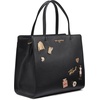 image:imageKARL LAGERFELD Womens Maybelle Choupette SatchelBlackGold