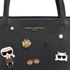 image:imageKARL LAGERFELD Womens Maybelle Pins SatchelBlack Multi
