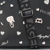 image:imageKARL LAGERFELD Womens Maybelle Pins SatchelBlack Shimmer Multi