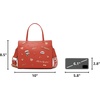 image:imageKARL LAGERFELD Womens Maybelle Pins SatchelBurnt Orange