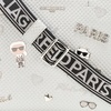 image:imageKARL LAGERFELD Womens Maybelle Pins SatchelSilver