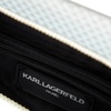 image:imageKARL LAGERFELD Womens Maybelle Pins SatchelSilver
