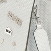 image:imageKARL LAGERFELD Womens Maybelle Pins SatchelSilver