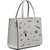 image:imageKARL LAGERFELD Womens Maybelle Pins SatchelWinter White