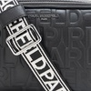 image:imageKARL LAGERFELD Womens Maybelle Quilted Logo CrossbodyBlackSilver