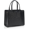 image:imageKARL LAGERFELD Womens Maybelle Satchel With Flower EmbellishmentsBlackGold
