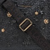 image:imageKARL LAGERFELD Womens Maybelle Satchel With Flower EmbellishmentsBlackGold
