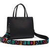 image:imageKARL LAGERFELD Womens Maybelle Satchel With LogoBlackFire Multi