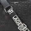 image:imageKARL LAGERFELD Womens Maybelle SatchelBlackSilver Legacy
