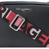 image:imageKARL LAGERFELD Womens Maybelle Solid Crossbody With Small PouchBlackBlush