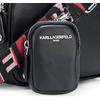 image:imageKARL LAGERFELD Womens Maybelle Solid Crossbody With Small PouchBlackBlush