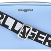 image:imageKARL LAGERFELD Womens Maybelle Solid Crossbody With Small PouchForever Blue