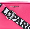 image:imageKARL LAGERFELD Womens Maybelle Solid Crossbody With Small PouchFuchsia