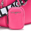 image:imageKARL LAGERFELD Womens Maybelle Solid Crossbody With Small PouchFuchsia