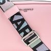 image:imageKARL LAGERFELD Womens Maybelle Solid Crossbody With Small PouchPoweder Blush