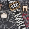 image:imageKARL LAGERFELD Womens Maybelle in Paris CrossbodyBlackMulti Black Legacy