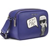 image:imageKARL LAGERFELD Womens Maybelle in Paris CrossbodyBlackSeaDiva Blue