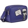 image:imageKARL LAGERFELD Womens Maybelle in Paris CrossbodyBlackSeaDiva Blue