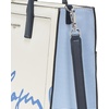 image:imageKARL LAGERFELD Womens Nouveau Printed Tote BagBlueWhite