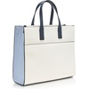 image:imageKARL LAGERFELD Womens Nouveau Printed Tote BagBlueWhite