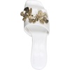 image:imageKARL LAGERFELD Womens Sandreea Block Heeled Sandal With Flower EmbellishmentsBright White