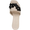 image:imageKARL LAGERFELD Womens Sandreea Block Heeled Sandal With Flower EmbellishmentsNew Nude