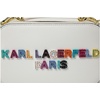 image:imageKARL LAGERFELD Womens Simone Camera Crossbody With LogoWhiteStone